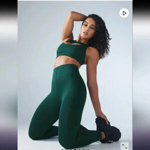 Savage X Fenty Dark Green Hotline High Waist Leggings